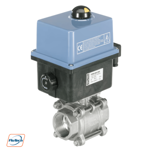 Bürkert – Type 8804 - Ball valve _ butterfly valve with electrical rotary actuator - บริษัท ฟลูเทค จํากัด - @flutech.co.th - ตัวแทนจําหน่าย Burkert Thailand Authorized
