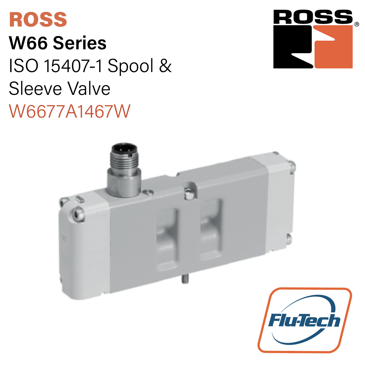 Ross - W66 Series - ISO 15407-1 Spool & Sleeve Valve [W6677A1467W