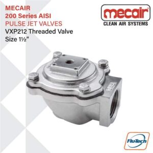 Mecair - VXP-212 AISI Threaded Valve Size 1½”