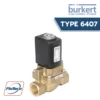 Burkert Thailand - Type 6407 Servo-assisted 2-2 way piston valve