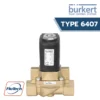 Burkert Thailand - Type 6407 Servo-assisted 2-2 way piston valve