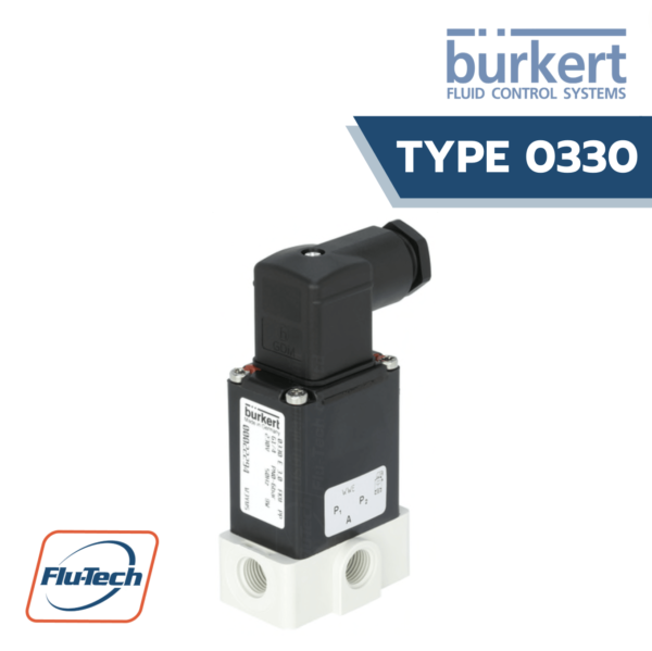 Burkert Type 0330 - Direct-acting 2:2 or 3:2-way pivoted armature valve Thailand Distributor