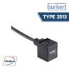 Burkert Type 2513 - Cable plug according to DIN EN 175301-803 connector shape A