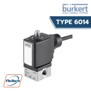 Burkert Type 6014 - Plunger valve 3/2 way direct-acting