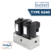 High Pressure Solenoid Valve (โซลินอยด์วาล์วแรงดันสูง) รุ่น 6240 Servo-assisted 2/2 way piston valve