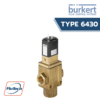 วาล์วลูกสูบช่วยเซอร์โว 3/2 ทาง Burkert Type 6430 Servo-Assisted Piston Valve