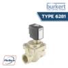 โซลินอยด์วาล์ว Burkert - type 6281 Servo-Assisted Diaphragm Valve