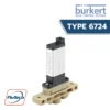 Burkert - type 6724 Whisper Valve with Media Separation