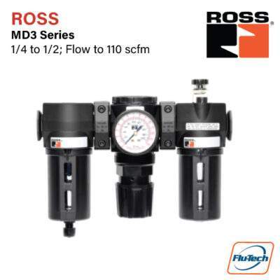 ROSS - MD3 Series 1/4 to 1/2 Flow to 110 scfm