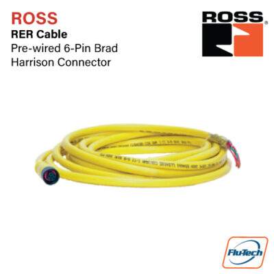 ROSS - RER Cable Pre-wired 6-Pin Brad Harrison Connector