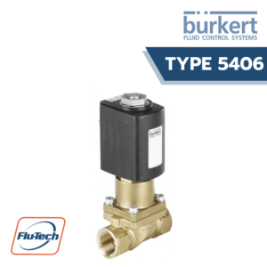 โซลินอยด์วาล์ว 2/2 ทาง BURKERT - TYPE 5406 - Piston valve 2:2 way servo-assisted Burkert Thailand