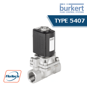 โซลินอยด์วาล์ว 2/2 ทาง BURKERT - TYPE 5407 Direct-acting-22-way-lifting-armature-valve