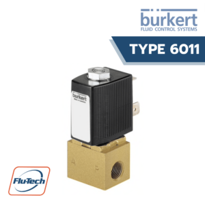 โซลินอยด์วาล์ว 2/2 ทาง Coil 24V DC Type 6011 ยี่ห้อ Burkert