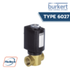 โซลินอยด์วาล์ว 2/2 ทาง BURKERT - TYPE 6027 Direct-acting 2:2 way plunger valve Burkert Thailand Distributor Flutech
