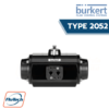 หัวขับลม Pneumatic Rotary Actuator Type 2052 ยี่ห้อ Burkert สำหรับ วาล์วปีกผีเสื้อ (Butterfly Valve) หรือ บอลวาล์ว (Ball Valve) - ตัวแทนจำหน่ายประเทศไทย