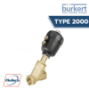 พิสตั้นวาล์ว 2/2 ทาง ควบคุมด้วยลม Burkert Type 2000