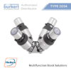 Burkert - Type 2034 - Multifunction block solutions - ตัวแทนจำหน่ายอย่างเป็นทางการ - บริษัท ฟลูเทค จํากัด - @flutech.co.th