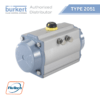 Burkert - Type 2051 - Pneumatic rotary actuator - ตัวแทนจำหน่ายอย่างเป็นทางการ - บริษัท ฟลูเทค จํากัด - @flutech.co.th