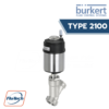 Burkert - Type 2100 - 2/2 Way Pneumatically Operated Angle Seat Valve for Decentralized Automation (Type ELEMENT) - Flu-Tech Thailand