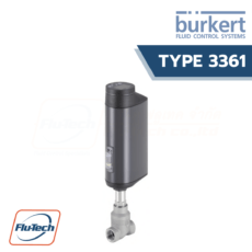 Burkert - Type 3361 - 2/2 Way Electromotive Globe Control Valve