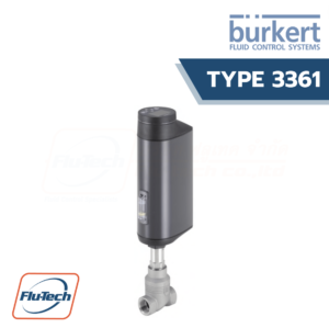 Burkert - Type 3361 - 2/2 Way Electromotive Globe Control Valve