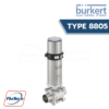 Burkert Type 8804 - Ball Valve/Butterfly Valve with Electrical Rotary Actuator บอลวาล์ว และ วาล์วปีกผีเสื้อติดหัวขับลม