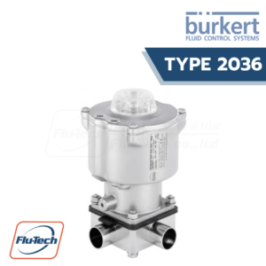 Burkert – Type 2036 – Robolux Multiway Multiport Pneumatically Operated Diaphragm Valve - Bürkert Thailand Authorized Distributor Flu-Tech