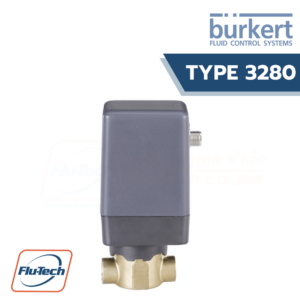 Type 3280 - 2/2 Way Direct Acting Motor Valve Burkert Thailand Authorized Distributor Flu-Tech