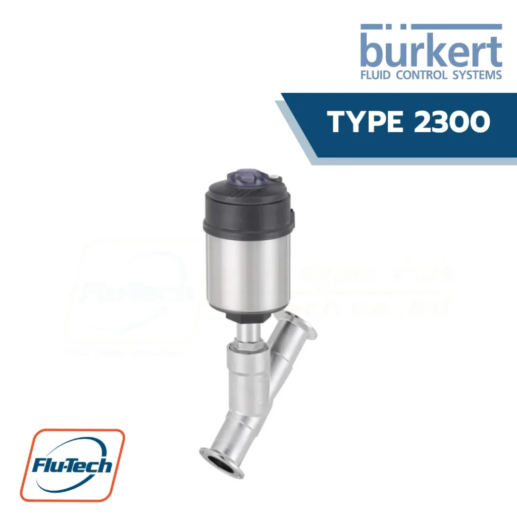 Burkert-Type 2300 - Pneumatically operated 2 way angle seat control valve ELEMENT