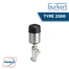 Burkert-Type 2300 - Pneumatically operated 2 way angle seat control valve ELEMENT
