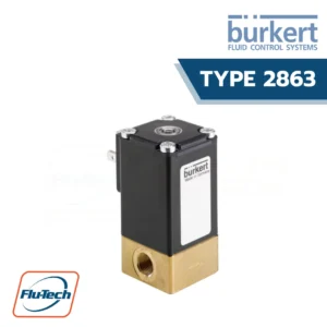 Burkert-Type 2863 - Direct acting 2-way basic proportional valve