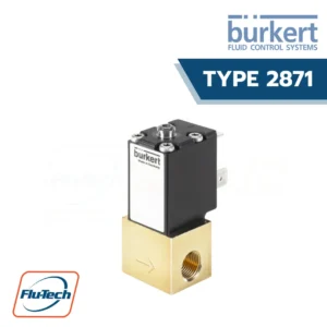 Burkert Type 2871 2 Way Direct Acting Standard Solenoid Control Valve