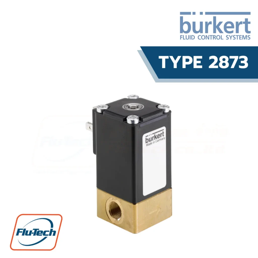 Burkert-Type 2873 - Direct-acting 2-way standard solenoid control valve