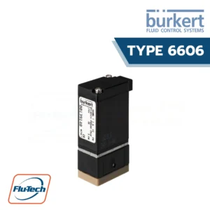 Burkert Type 6606 - 2/2 or 3/2 way Rocker-Solenoid Valve with separating diaphragm