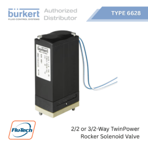 Burkert - Type 6628 - 2/2 or 3/2-way TwinPower rocker solenoid valve with separating diaphragm - ตัวแทนจำหน่ายอย่างเป็นทางการ - บริษัท ฟลูเทค จํากัด - @flutech.co.th
