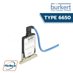Burkert-Type 6650 - 2-2 way Flipper-Solenoid Valve with separating diaphragm