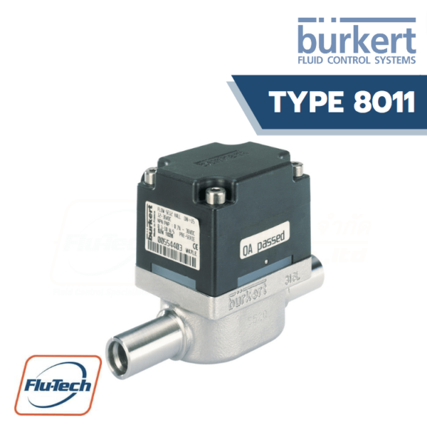 Burkert Type 8011 - Inline Paddle Wheel Flow Sensor for Continuous Flow Measurement