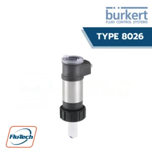 Burkert-Type 8026 - Insertion flowmeter with paddle wheel, ELEMENT design