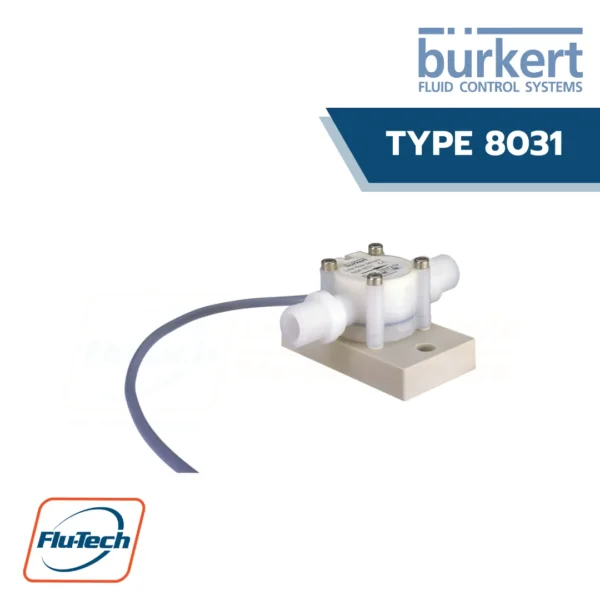 Burkert-Type 8031 - Paddle-wheel sensor for low-flow rates