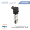 จําหน่าย Burkert - Type 8325 - Pressure transmitter for general applications, 0…25 bar - ตัวแทนจำหน่ายอย่างเป็นทางการ - บริษัท ฟลูเทค จํากัด