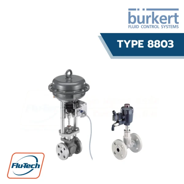 Burkert-Type 8803 - Process valve system with pilot valves and position feedbacks