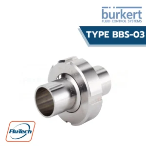 Burkert-Type BBS-03 - Welding union in sterile orbital or aseptic version- DIN 11864-1