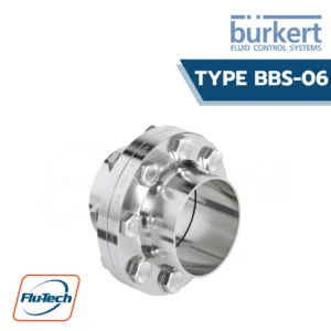 Burkert-Type BBS-06 - Flange connection in sterile orbital or Aseptic version- DIN 11864-2