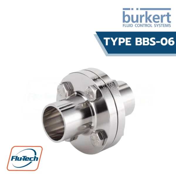 Burkert-Type BBS-06 - Flange connection in sterile orbital or Aseptic version- DIN 11864-2