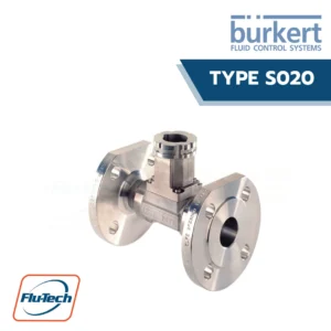 Burkert-Type S020 - Insertion fitting for flow or analytical measurement