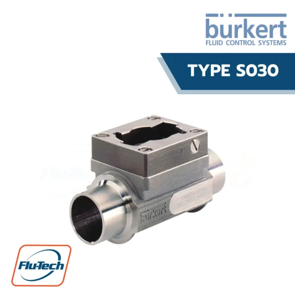 Burkert-Type S030 - Inline sensor-fitting with paddle wheel for flow measurement
