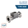 Burkert-Type S030 - Inline sensor-fitting with paddle wheel for flow measurement