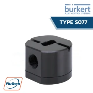 Burkert - Type S077 - Positive displacement sensor fitting for continuous flow measurement