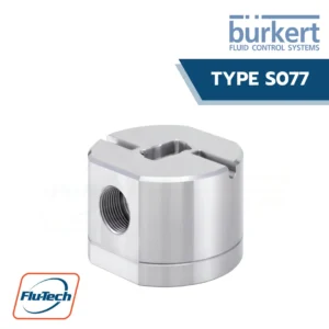 flow sensor Burkert - Type S077 - Positive displacement sensor fitting for continuous flow measurement