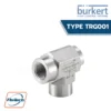 Burkert-Type TRG001 - Flow restrictor, flow restrictor silencer, control valve, double check valve, quick bleed valve